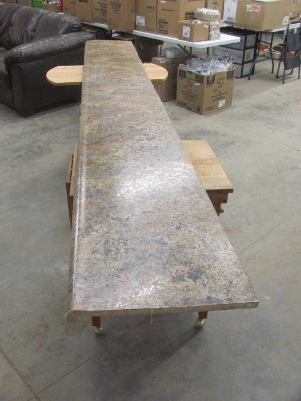 lot 227 image: 12 x 18 Counter Top Shelf with Brackets