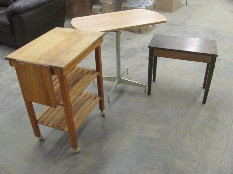 lot 228 image: Tables & Bench Lot