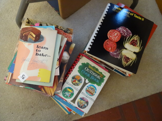 lot 56 image: Misc cookbooks...