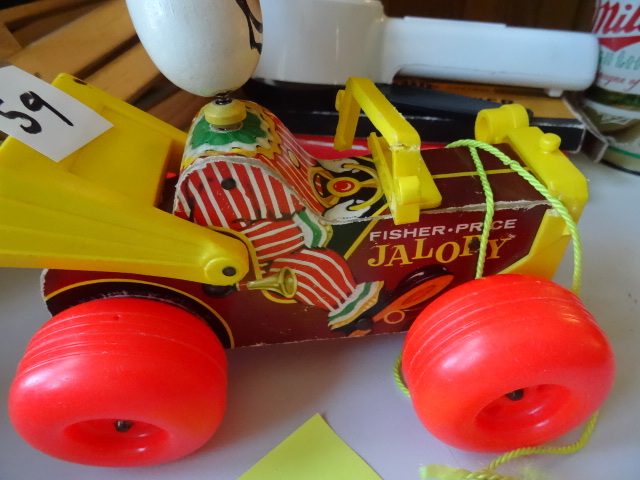 lot 59 image: 1965 Fisher Price Jalopy. Very good...