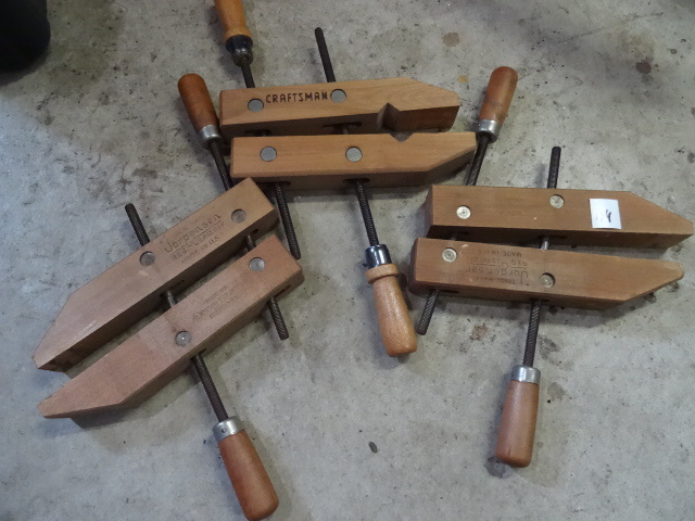 lot 134 image: 2 Jorgensen and 1 Craftsman wood cl...