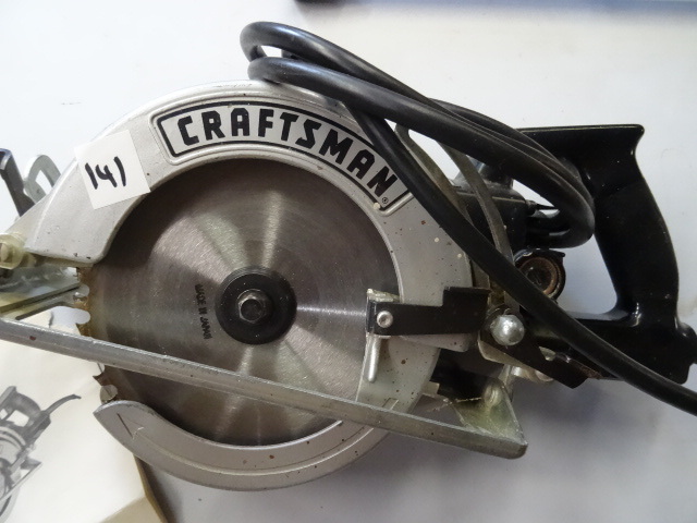 lot 141 image: Craftsman 7 14 worm drive heavy du...