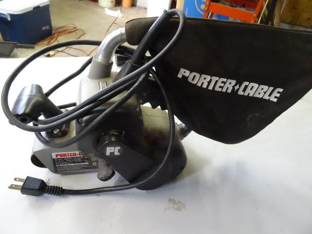 lot 144 image: Porter Cable belt sander. 3 x 21. 3...