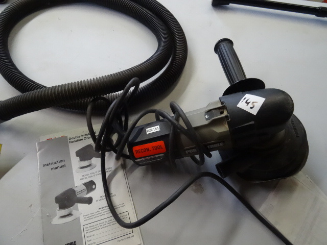 lot 145 image: Porter Cable Disc sander  grinder....