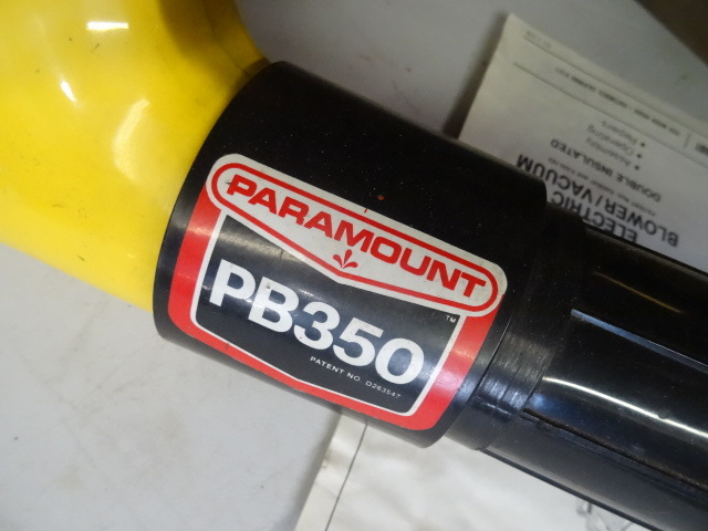 Paramount blower store vacuum pb350 price