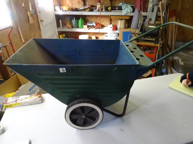 lot 180 image: Lawn and garden cart...