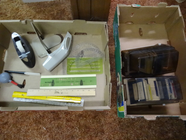 lot 221 image: Misc office supplies. Tape dispense...