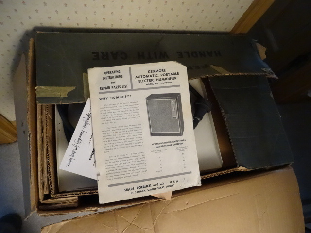 lot 231 image: Sears Kenmore Humidifier. Model 758...