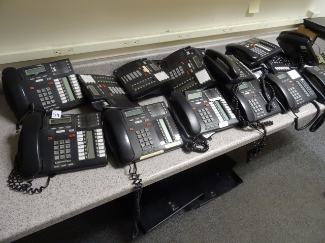 lot 54 image: Nortel Networks office phones. T731...