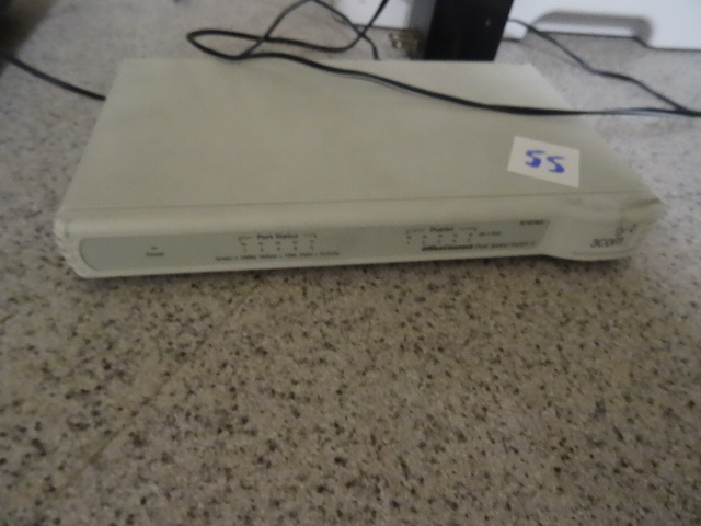 lot 55 image: 3 Com 3C16790A dual speed switch....