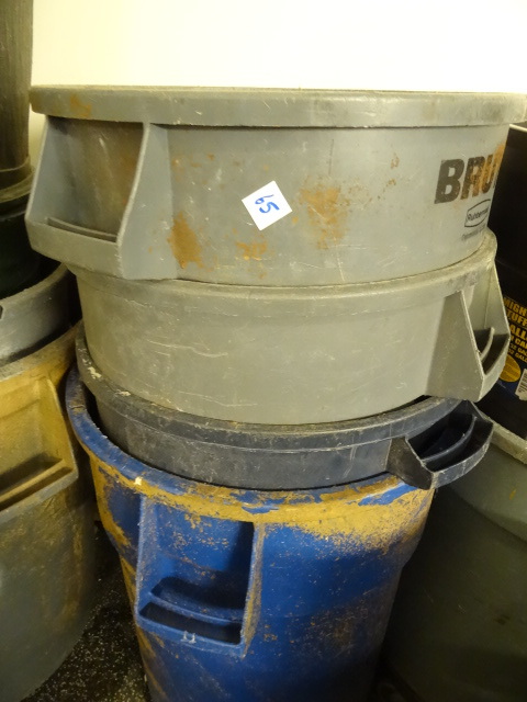 lot 65 image: 4 large garbage cans...