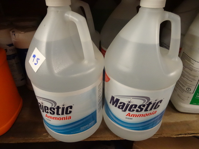 lot 95 image: Majestic Ammonia clear. 4 gal...