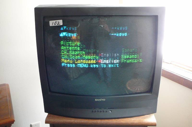 lot 102 image: Sanyo Tv Works