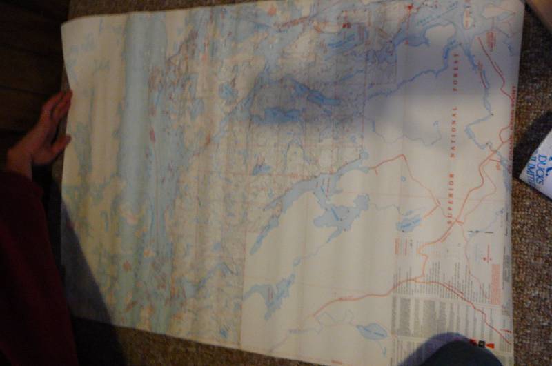 lot 116 image: Superior National Forest Map and Elk Hunt Map