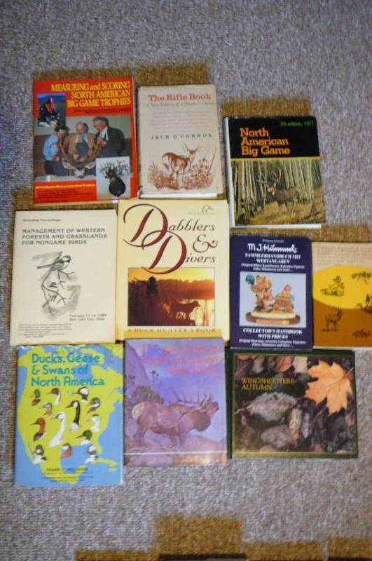 lot 122 image: Lot of Books, North America Big Game, Ducks geese and Swans of North America, Dabblers & Divers and misc.