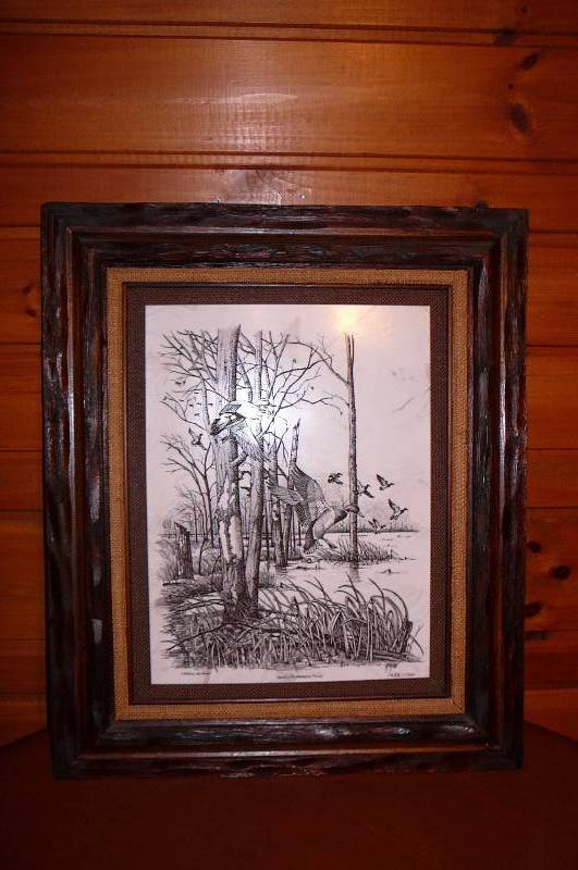 lot 177 image: salute to the Mississippi Flyway Etched in title by Gray  16881700 21 x 25