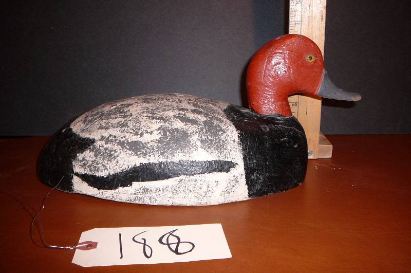 lot 188 image: Wood Duck 15 Long  x 7 wide x 6 tall - May have been real duck decoy