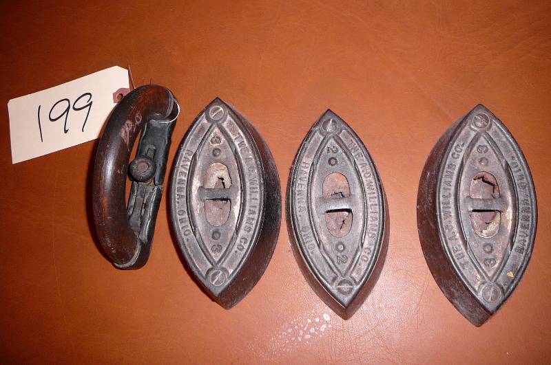 lot 199 image: Antique Irons AO Williams Co