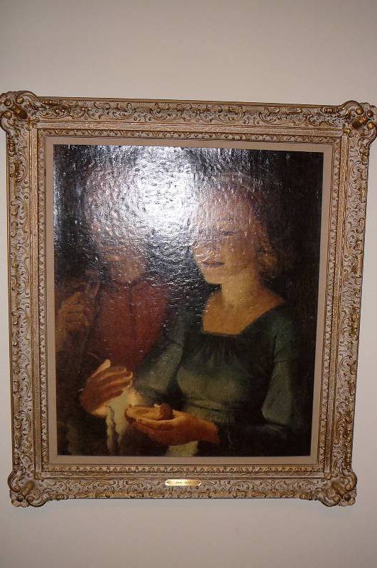 lot 249 image: Painting by Hans Happ 29 x 33