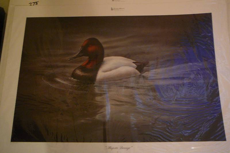 lot 276 image: Mystic Passage 2007 Ducks Unlimited Sponsor Pint By Bonnie Latham 1095000 23 x 31 12