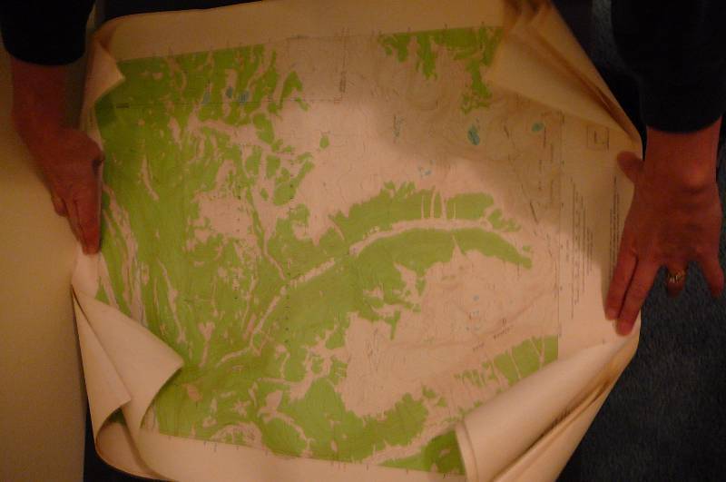 lot 277 image: Us Dept. of Interior Geological Survey, Map little Squaw Creek Quadrangle, Pole Creek Mountain, Weminuche Pass, Finger Mesa, Rio Grand Pyramid some 1964  22 x 26
