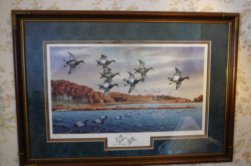 lot 293 image: Tommys Point Mineral Lake Print by Raedeke 100 1000 30 x 21 12
