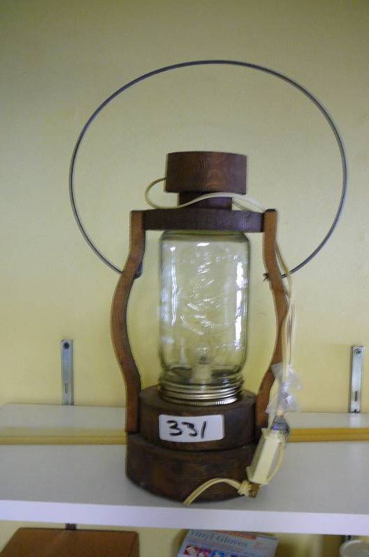 lot 331 image: Homemade electric Lantern 13 T