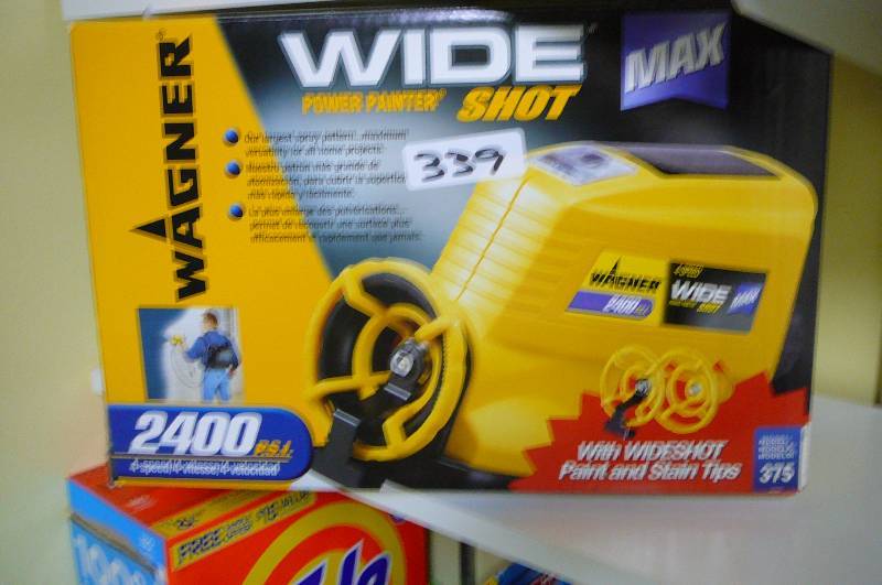 lot 339 image: Wagner Power Painter wide Shot 2400 psi 4 speed Model 375