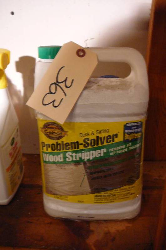lot 363 image: Wood Stripper 1 gal Cabot, Wood Stripper 1 quart