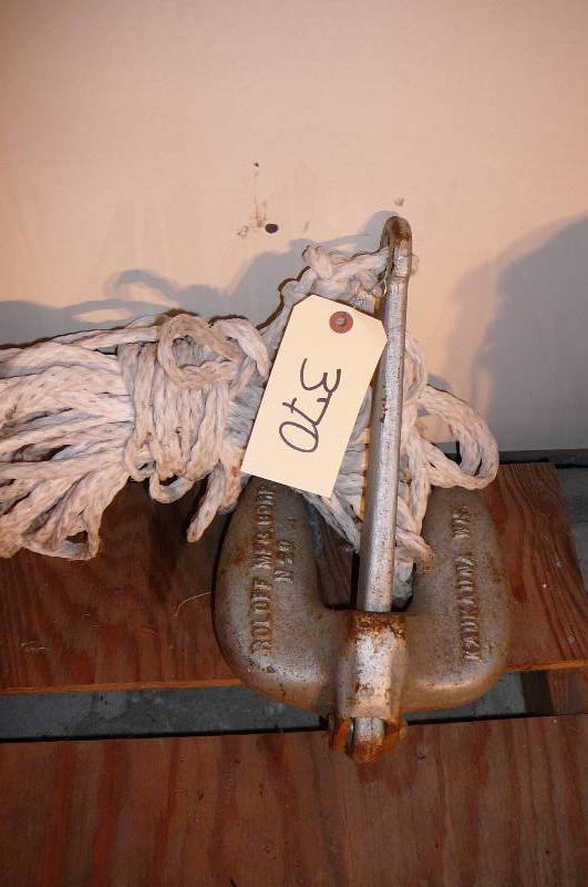 lot 370 image: Anchor and Rope #20lbs