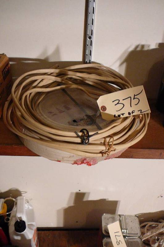 lot 375 image: Electrical Wire 14-2NM-b wg 250 New Roll and Misc. wire
