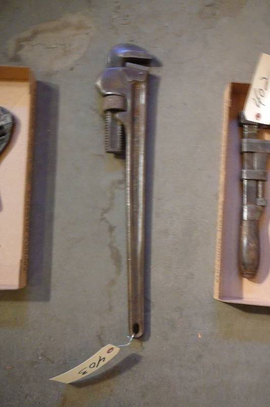 lot 486 image: Pipe Wrench Ridged 24