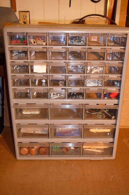lot 428 image: Storage Ben 39 Drawer 15 x 18 c 17 with hardware