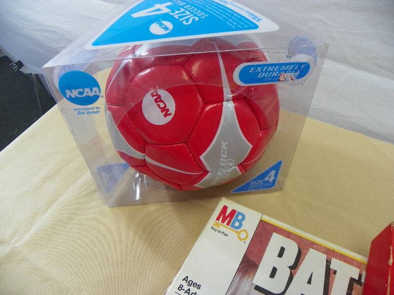 lot 49 image: Board Games and Soccer Balls