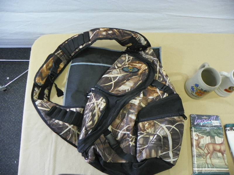lot 50 image: Camo Backpack, Mugs, and Nature Wallpaper