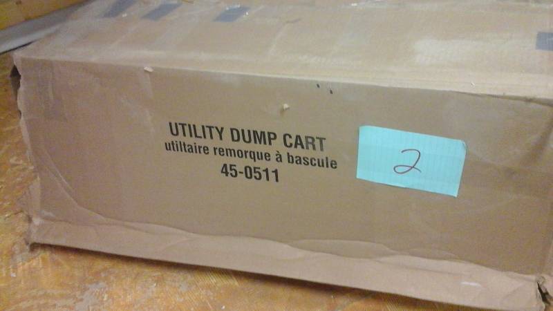 Utility Dump Cart 9 cu. ft. Steel Dump Cart