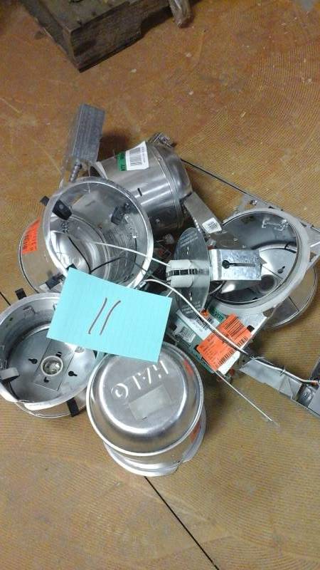 Set of 5 -6 Aluminum Recessed Lighting  Construction IC Housing