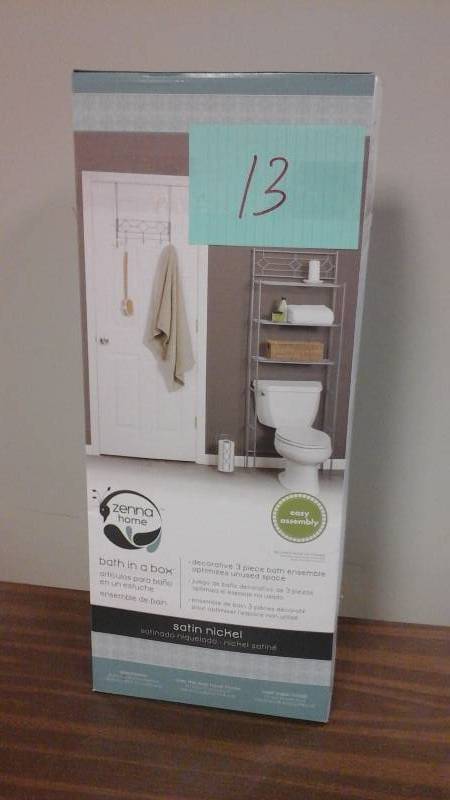 Zenna Home Bath in a Box - decorative 3 pieces never used