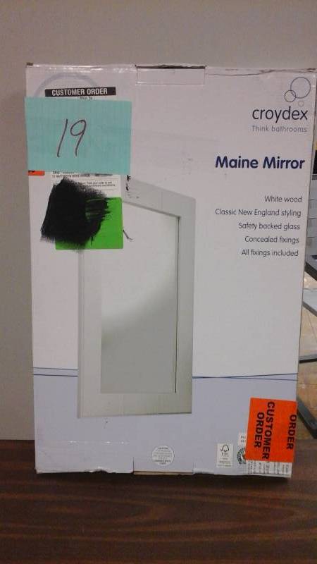 Croydex Maine Mirror Never used