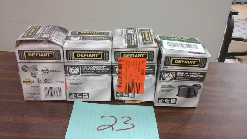 Lot of 4 Defiant Replacement Motion Sensors never used