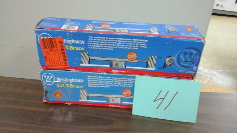 Lot of 2 Westinghouse Saf T Brace
