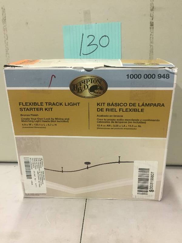 Hampton Bay Flexibkle Track Light Starter Kit