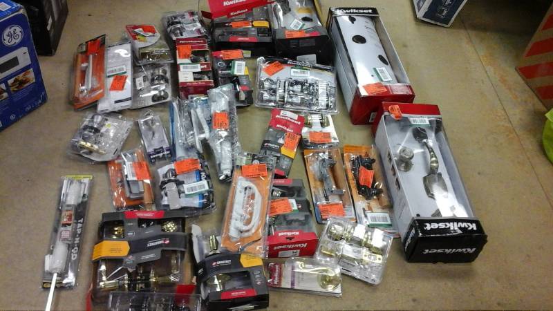 Lot of Assorted Door Hardware