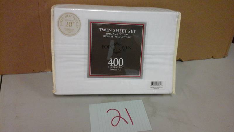 Twin Sheet 400 thread Count Single ply