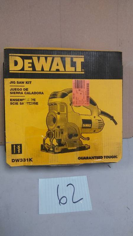 Dewalt DW331K Jig Saw Kit Never used