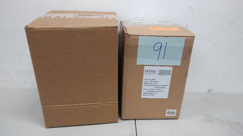 Lot of 2 Home Decorator PKN-3324 Clear glass shade with brushed nickel canopy