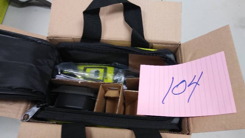 Ryobi One Plus 18V Lithium Ion Compact DrillDriver Kit not used