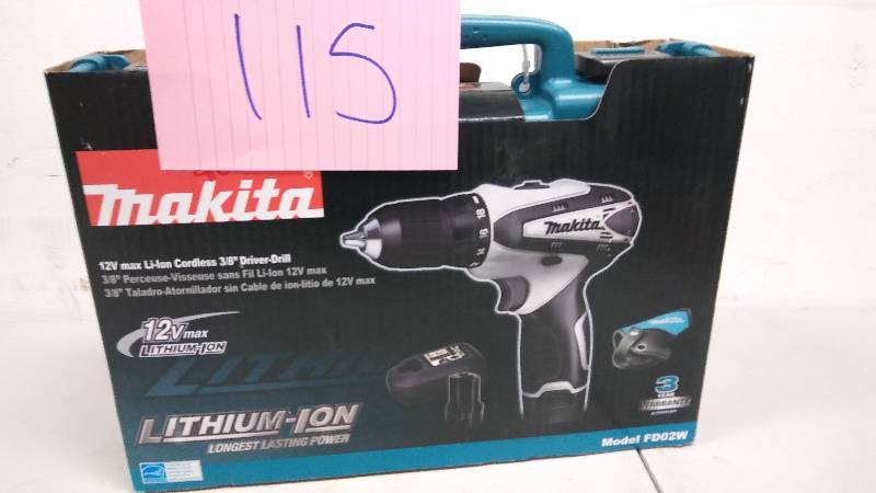 Makita 12-Volt Max Lithium-Ion 38 in. Cordless Driver-Drill Kit