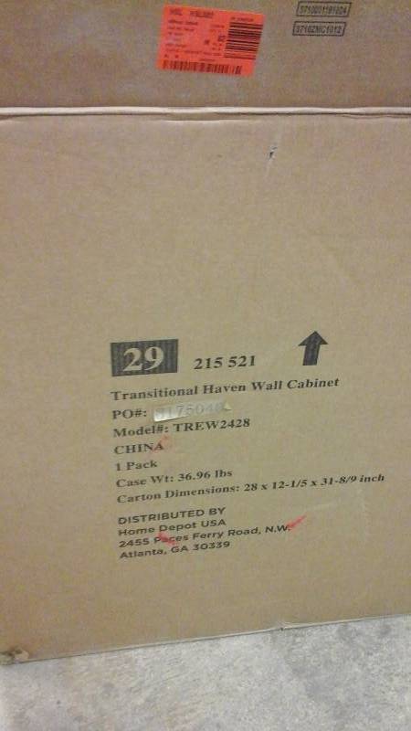 Haven 23-12 in. W x 27-12 in. H x 8-12 in. D Bathroom Storage Wall Cabinet in Classic Espresso