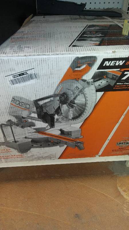 Ridgid R4221 12 Slising Compound Miter Saw New